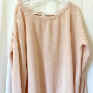 Light pink garage sweater!